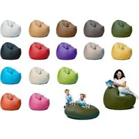 sunnypillow Sitzsack mit Styropor Füllung Outdoor & Indoor für Kinder und Erwachsene
