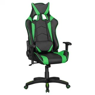 Drehstuhl Bürostuhl Chefsessel GAMING 1- Schwarz / Grün