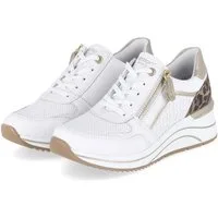 Remonte Remonte D0T10-82 Damen Leder und Synthetik white Schnürschuh