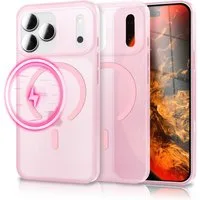 Nalia Smartphone-Hülle Apple iPhone 17 Pro 16 cm (6,3 Zoll), MagSafe Hülle / Extrem Dünn 0,3mm / Semi-Transparent / Fein Mattiert