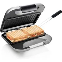 PRINCESS Sandwichmaker, 750 W, Toaster Snack & Panini-Maker kleiner Low fat Kontaktgrill Indoorgrill