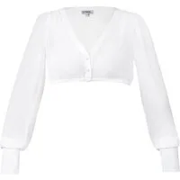 MarJo Dirndlbluse Dirndlbluse Jachenau Langarm ecru