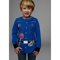 KIDSWORLD Langarmshirt POLIZEI Langarm, Basic-Passform, bedruckt, Rundhalsausschnitt