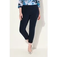 Ulla Popken Funktionshose 7/8-Hose schmales Bein Elastikbund