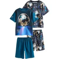 Next Pyjama 2er-Pack kurze Schlafanzüge aus 100 % Baumwolle (4 tlg)