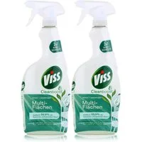 Viss Viss Cleanboost Multi-Flächen 750ml - Allzweckreiniger (2er Pack) Allzweckreiniger