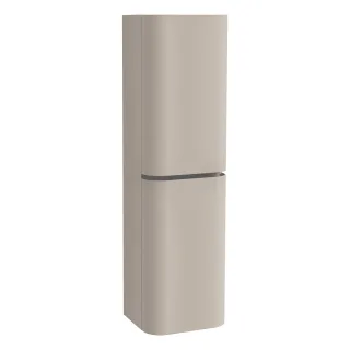 VitrA Glora Hochschrank mit 2 Türen Türanschlag rechts 45 x 39 x 160 cm (BxTxH) Taupe Matt,80405 80405