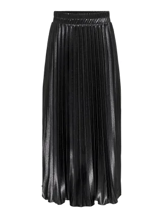 ONLY - ONLLYON PLEATED SHINE SKIRT JRS NOOS black - Gr. - M