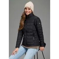 Polarino Steppjacke mit seitlichem Einsatz und Stehkragen leichte Übergangsjacke