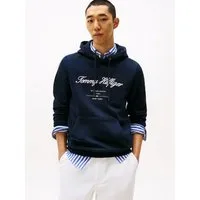 Tommy Hilfiger Hoodie SCRIPT LOGO HOODY mit aufgesticktem Logo