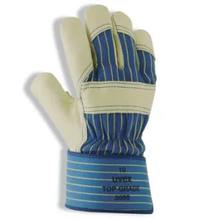 uvex Lederhandschuh top grade 8000 grau/blau 10 - 6029510