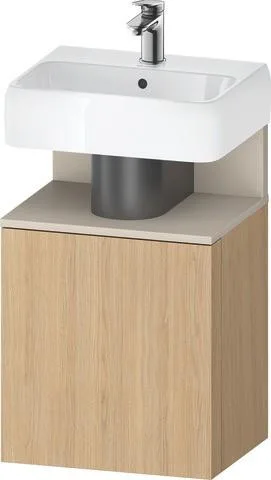 Duravit Qatego Waschtischunterbau wandhängend Natur Eiche Matt 440x350x645 mm - QA4076R83300000 QA4076R83300000