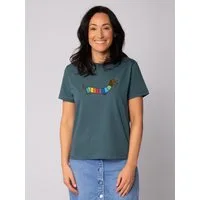 wat? Apparel T-Shirt Regenbogen Dackel