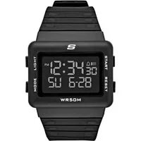 Skechers Chronograph LARSON SR1077, Quarzuhr, Armbanduhr, Herrenuhr, Silikonarmband, digital, Wochentag