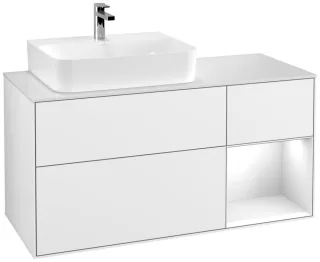 Villeroy & Boch Waschtischunterschrank Finion G15 1200x603x501mm Wandbel. WT li , G151GFGF G151GFGF