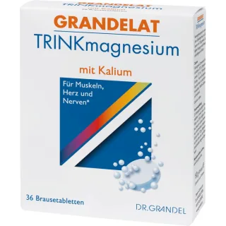 Dr. Grandel Grandelat Trinkmagnesium Brausetabletten mit Magnesium, Kalium, Vitamin C