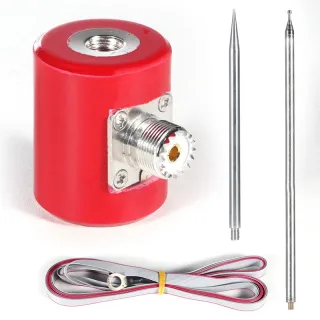 5.6M/16.4FT QRP Antenna 14M-30MHz 300W HF Antenna Stainless Steel 1/4 Wavelength for USDX Radio
