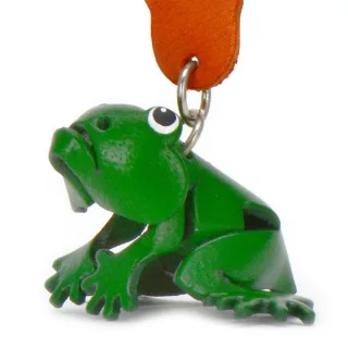 Frosch Schl?sselanh?nger aus Leder