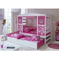 Ticaa Hausbett Lio, Hausbett, inkl. Zusatzbett und Rollrost