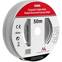 Maclean MCTV-571 Hochwertiges Antennenkabel für TV, Satellit & DVB‑T/T2 50 m SAT-Kabel, (5000 cm), Für besten Empfang und stabile Signalübertragung