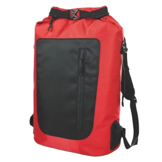 Halfar - "Storm" Rucksack, Blockfarben (Rot/Schwarz)
