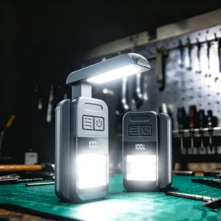 Bikight DC12 350LM High-Intensity Super Bright Rechargeable Mini Work Light Suitable For Outdoor Use Foldable Multi-Func