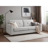 Beautysofa Schlafsofa Pireus modernes Sofa mit italienischem Klappmechanismus und Matratze, in 3 Größen & 6 Farben, Bettkasten und Schlaffunktion