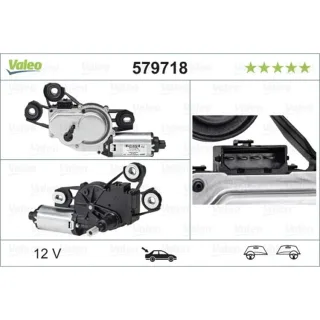 Valeo Wischermotor hinten Seat Exeo