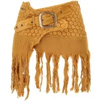 Guru-Shop Minirock Goa Minirock, Wickelrock, Tribal Cacheur,.. alternative Bekleidung
