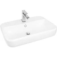CORNAT Aufsatzwaschbecken Caspia Square (Set), inkl. Einhebelmischer
