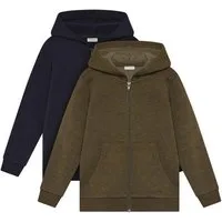 Minymo Sweatjacke MISweat Jacket (2-tlg) (2er-Pack) 2er Pack GemŸtliche Sweatjacken mit Kapuze