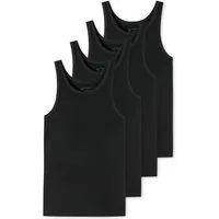 Schiesser Unterhemd 95/5 (Mehrpack, 4 Stück) mit Baumwolle, hochwertig, 95/5 im 4er Pack