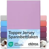 etérea Himmlische Qualität Spannbettlaken etérea Comfort Jersey Topper Spannbettlaken, Jersey, Gummizug: rundum, (1 Stück)