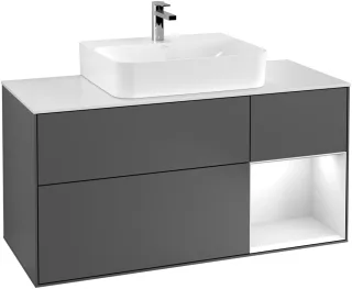 Villeroy & Boch Waschtischunterschrank Finion G17 1200x603x501mm Wandbel WT mit., G171HBGK G171HBGK