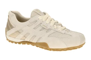 Geox D65B0A SNAKE ORIGINAL - donna hellgrau/papyrus Sneaker wasserdicht & atm...