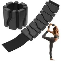 OYLCDI Gewichtsmanschette 2x Gewichte für Handgelenk/KnöchelTrainingsgewichte, (Silikon je 0,45kg, Handgelenk-Fußgelenkgewichte)