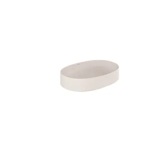 KLUDI-RESA O Waschtisch 60 x 40 H14 cm Oval Mattweiß 58CW2053