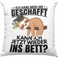 Trendation Dekokissen Trendation - Abi 2024 Geschenk Kissen mit Füllung 40x40