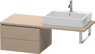 Duravit L-Cube Unterschrank für Konsole Leinen Matt 620x547x400 mm - LC583807575 LC583807575