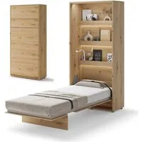 Compleo Schrankbett Vertical Wandklappbett Lenart Bed Concept, Ideal für kleine Räume