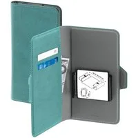 Hama Handyhülle Universal Booklet 5,2" bis 6,5" Klapp-Tasche Mint, Schutz-Hülle Case Bag Book-Cover Etui Kartenfach Magnet-Verschluss