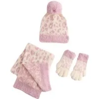 Next Beanie Mütze, Handschuhe und Schal im Set (3-St)