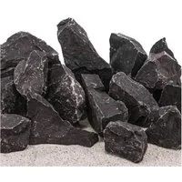 Aquaone Aquarium Aquarium Natursteine Schwarzer Felsen 1 Stück Gr. XXL 4-8kg