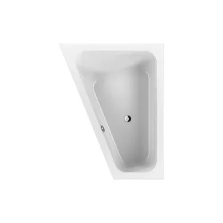 Villeroy und Boch Loop & friends Eck-Badewanne UBA175LFS9LIV01 175 x 135 cm, links, eckige Innenform, weiß