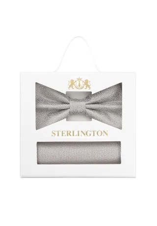 Sterlington - Set Fliege + Einstecktuch h-beige - Gr. - OS