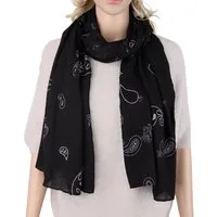 MIRROSI Modeschal Weicher & Leicht Großes Schal, ca.90x180cm, Paisley Print, (aus 100% Baumwolle, Atemberaubende Designs), Damen Halstuch Stola ideal für Frühling, Sommer und Herbst