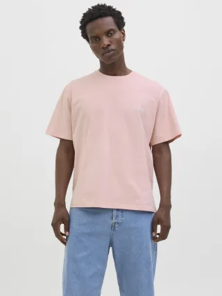 JACK&JONES - JORHYDRA PHOTO TEE SS CREW NECK tickled pink - Gr. - XL