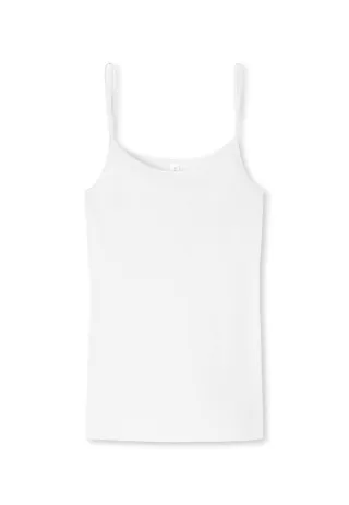 SCHIESSER - Spaghettitop weiss - Gr. - 40