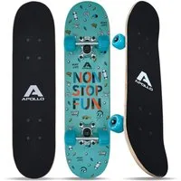 Apollo Skateboard Kinderskateboard 24" Kinder, Longboard, ABEC 3 und Aluminium Achsen