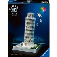 Ravensburger 3D-Puzzle Iconics: Schiefer Turm von Pisa - mit Licht, 216 Puzzleteile, Made in Europe